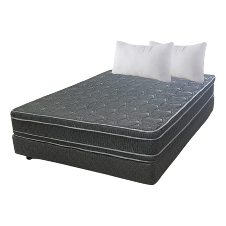 Conjunto Sommier 2 Plazas Ayfa Premium Resortes Dual 140x190 Conjunto Sommier 2 Plazas Ayfa Premium Resortes Dual 140x190