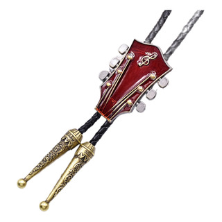 Colgante Musical Para Guitarra, Corbata Tipo Bolo, Piel Sint Colgante Musical Para Guitarra, Corbata Tipo Bolo, Piel Sint