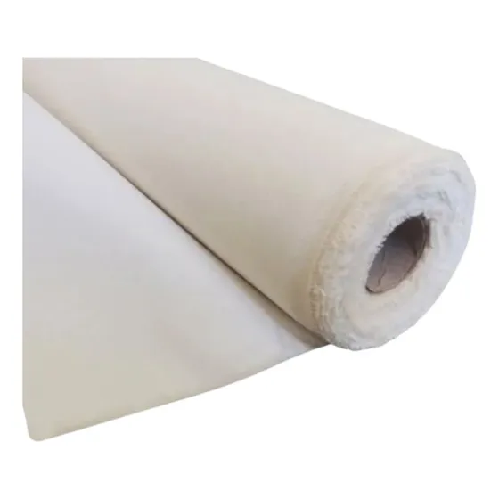 Tecido Brim Lona Grosso 1,60 Largura 200 Gr/m2 - Rolo 5 Mts Cor Cru Desenho Do Tecido Liso
