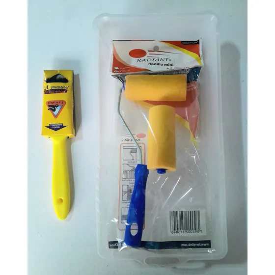 Set P. Pintar Y Rematar C. Pint. Esmalte (rodillo Y Brocha)