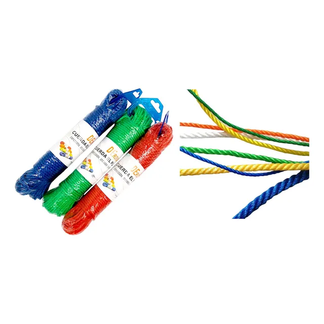 Cordel Plástico 6mm X 20 Metros Multiusos Pitilla Cuerda