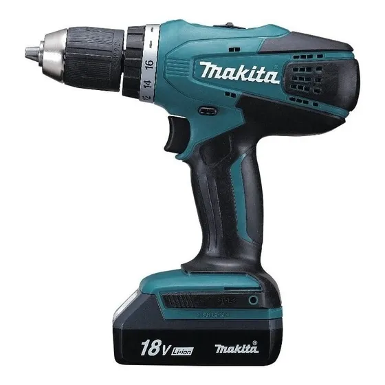 Taladro A Batería Makita 18 Volt Df457dwe  2 Bat Y Cargador