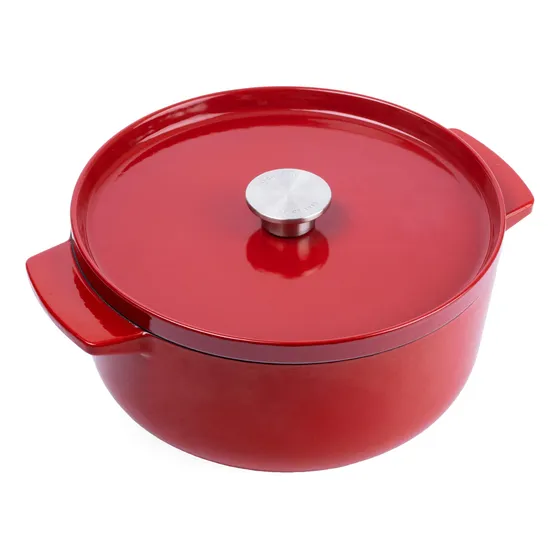 Kitchenaid Cazuela Hierro Fundido Tapa 10.2 In Color Rojo