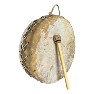 Tambor De Doble Parche De 35 Cm Para Temazcal Y Cantos Tambor De Doble Parche De 35 Cm Para Temazcal Y Cantos