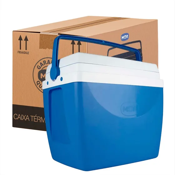 Caixa Termica Portatil Mor 34l Para Praia Pesca