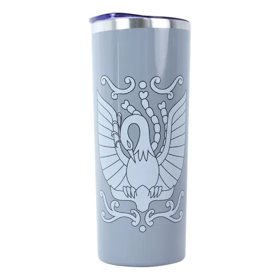 Termo Caballeros Del Zodiaco - Armadura Del Fenix 590 Ml Color Gris