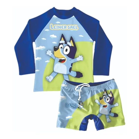 Conjunto De Traje De Baño Niña Niño Bluey
