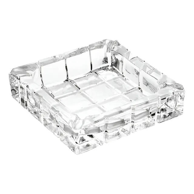 Cenicero De Cristal Cuadrado