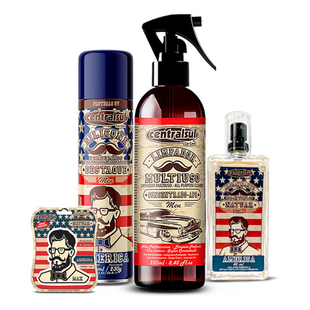 Kit Silicone Miniatura Perfume Limpadores Centralsul America Kit Silicone Miniatura Perfume Limpadores Centralsul America