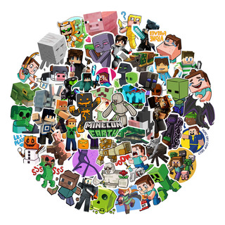 Minecraft Stickers Calcomanias De Pvc Contra Agua 100pcs Minecraft Stickers Calcomanias De Pvc Contra Agua 100pcs