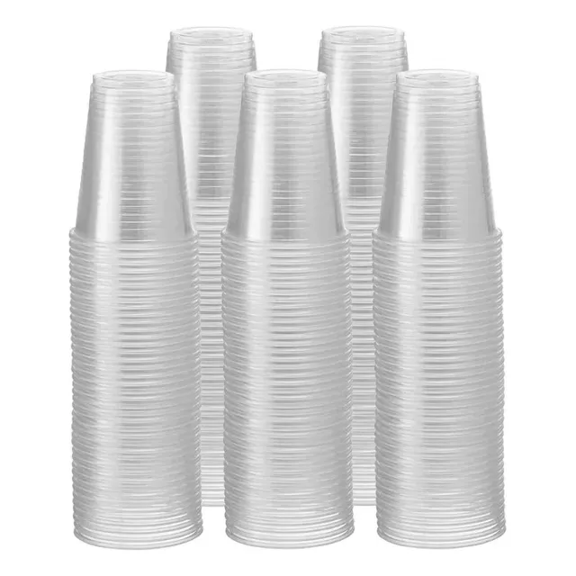 Vaso Plástico Desechable De 12oz 350cc Sin Tapa 100 Unidades