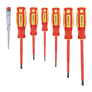 Juego De 6 Desarmadores Dielectricos Truper 14196 Juego De 6 Desarmadores Dielectricos Truper 14196