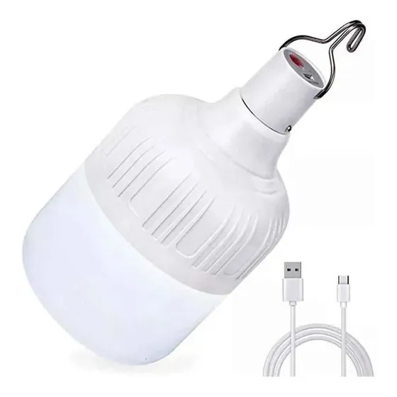 Foco Bala Recargable 15w Luz Blanca Emergencia Portatil Color de la luz Blanco frío