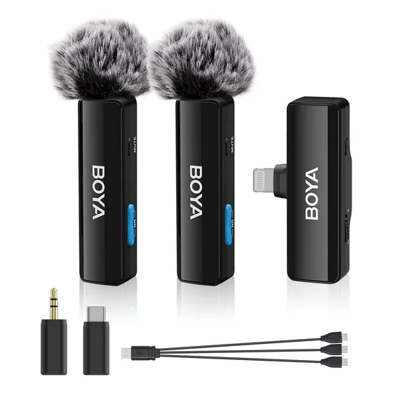 Micrófono Lavalier Inalámbrico Boyalink Para Cámara Android