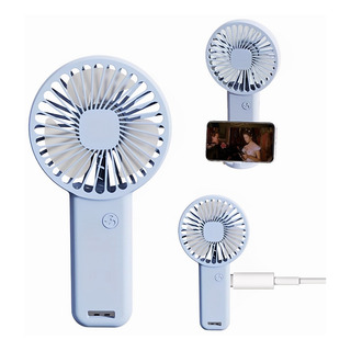 Ventilador De Mini Ventilador Portátil Para Mano Y Base Ventilador De Mini Ventilador Portátil Para Mano Y Base