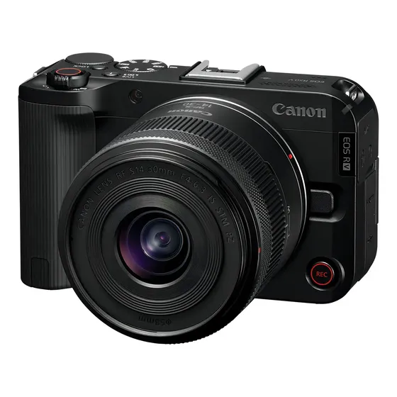 Cámara Canon EOS R50 V sin espejo color negro profesional compacta ligera y versátil | Cuotas sin interés