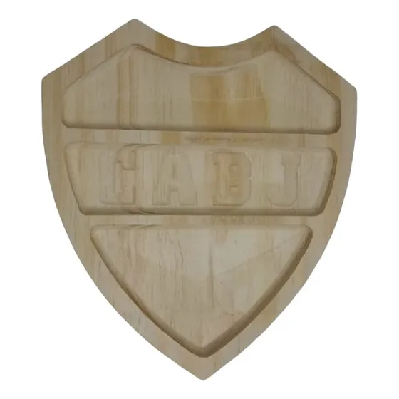Tabla Para Picadas /copetinera De Madera Boca Juniors (cabj)