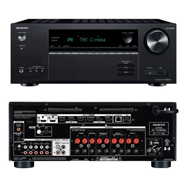 Onkyo Tx-nr6100 Sintoamplificador 7.2 Hdmi Negro Bluetooth