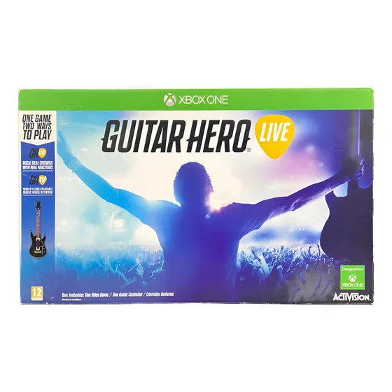 Guitarra Xbox One Guitar Hero Live Bundle Cib - Usado
