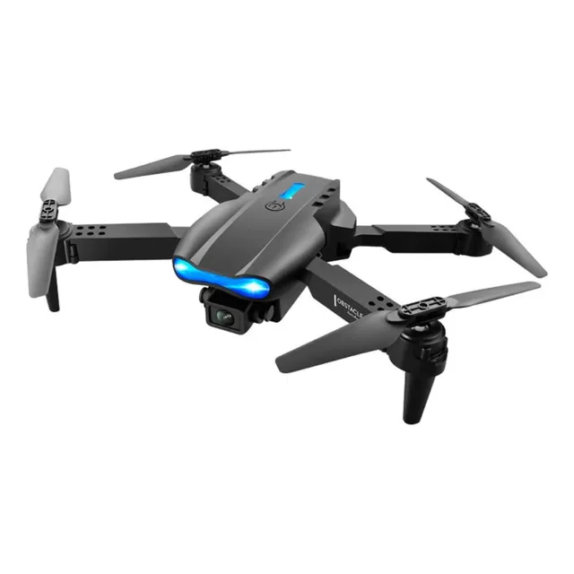 Mini Dron Con Dual Cámara Fullhd 4k Camara Batería Fpv E99 Negro