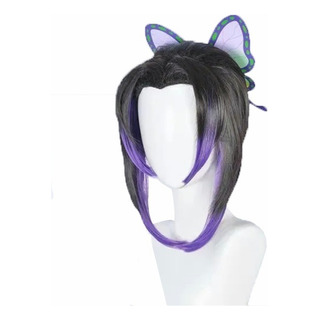Peluca De Cosplay Cazador De Demonio Hunter Kochou Shinobu Peluca De Cosplay Cazador De Demonio Hunter Kochou Shinobu