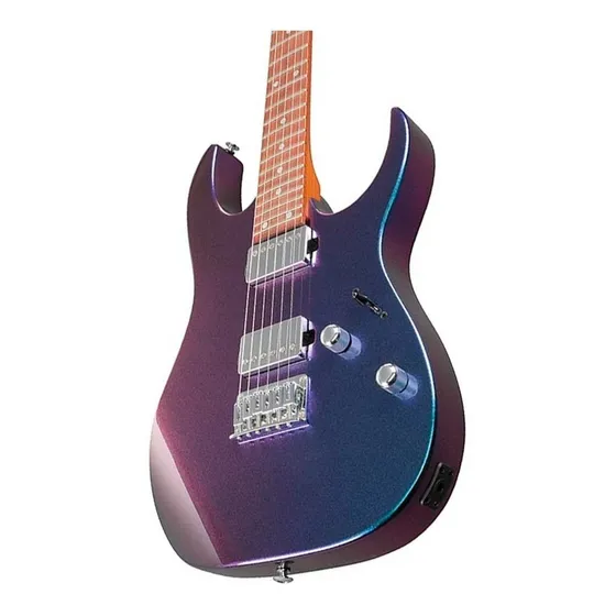 Guitarra Super Strato Ibanez Grg121sp Bmc Rg Gio 24 Trastes Cor BMC: Blue Metal Chameleon Material do diapasão Jatobá Orientação da mão Destro