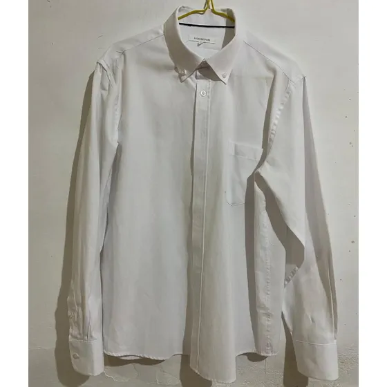 Camisa Blanca Manga Larga Talla S Fashion Park