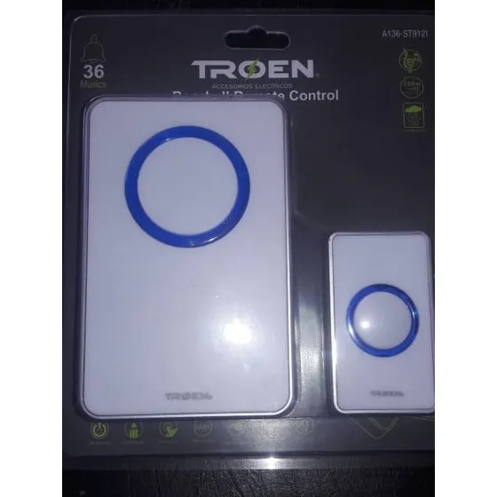 Timbre Inalámbrico Para Casa Y Oficinas Troen