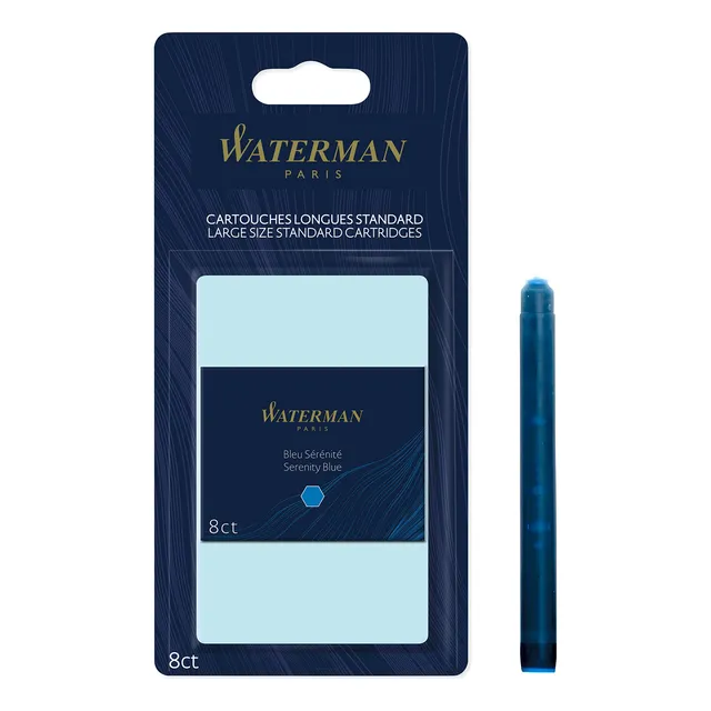 Paquete De 8 Cartuchos De Tinta Azul Serenidad Refil