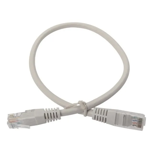 Patch Cord Cable Parcheo Red Utp Categoria 6 0.4 Mts Gris