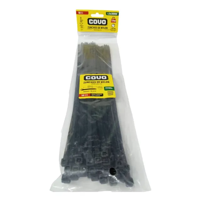 Tirra Tirraje Amarre Plástico 30 Cm Bolsa De 100 Unidades
