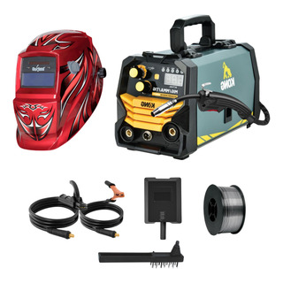 Maquina De Soldar Microalambre 110/220v + Careta Electronica Maquina De Soldar Microalambre 110/220v + Careta Electronica