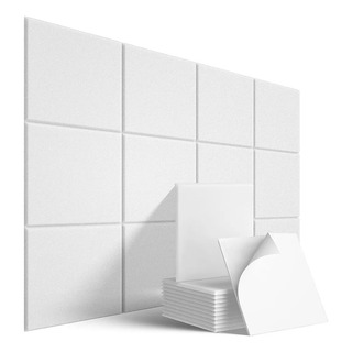 Painéis Acústicos Autoadesivos R2, Pacote Com 12 X 12 X 0,4 Painéis Acústicos Autoadesivos R2, Pacote Com 12 X 12 X 0,4