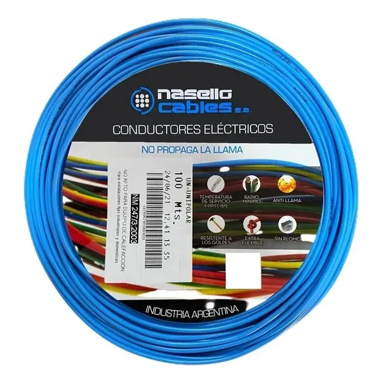 Cable Unipolar 0.75 Mm Antillama Extraflexible Norma 100 Mts