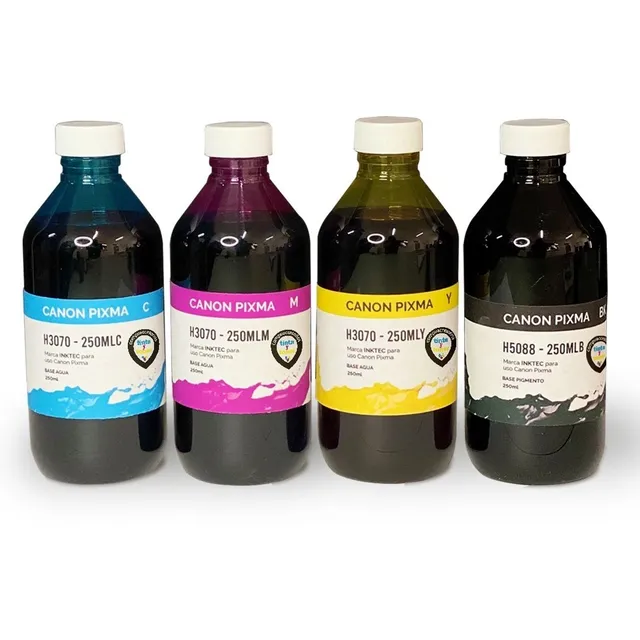 Kit 4 Tintas Inktec Compatibles G3100 G2100 G4100 250ml
