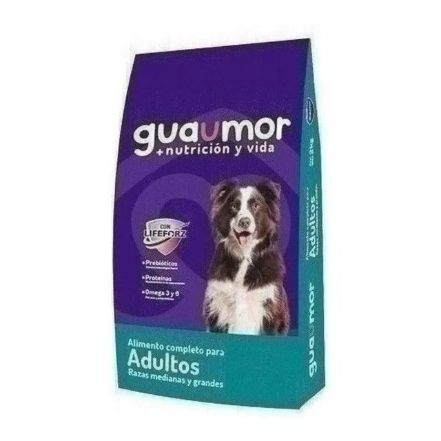 Guaumor Adultos Razas Medianas Y Grandes - 8 Kg