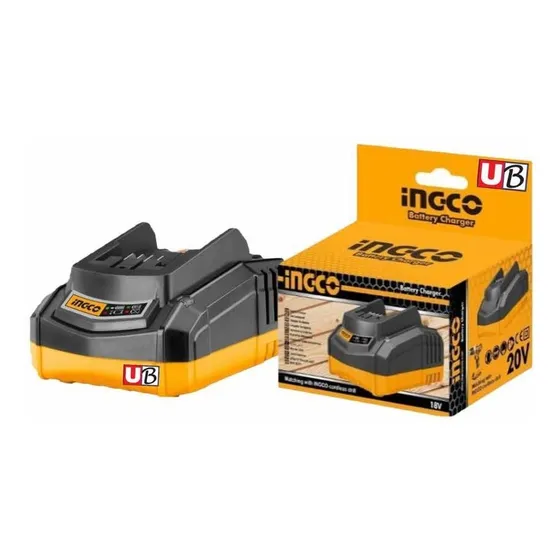 Cargador De Baterías 20v P20s Ingco Fcli2001 Multicarga *ub*