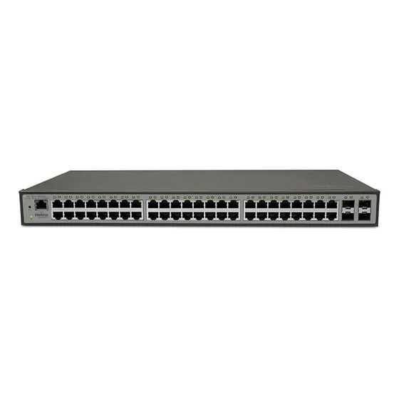 Switch Gerenciável 48 Portas Giga Intelbras Sg 5204 Mr L2+