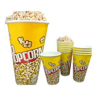 Cubeta Vaso 32 Oz Palomitas Pop-corn Carton Encerado 50 Pzas Cubeta Vaso 32 Oz Palomitas Pop-corn Carton Encerado 50 Pzas