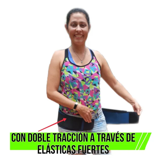 Faja Pélvica O Cinturón Sacro Ilíaco Con Doble Tracción