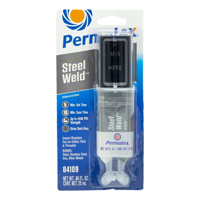 Permatex Cola Epox Titanio Cabeçote Bloco Alumínio Ferro Aço