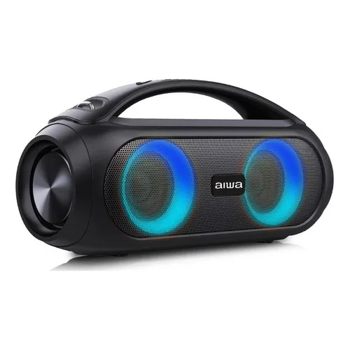 Parlante Aiwa Boombox AW-S500BT portátil con bluetooth negro 220V