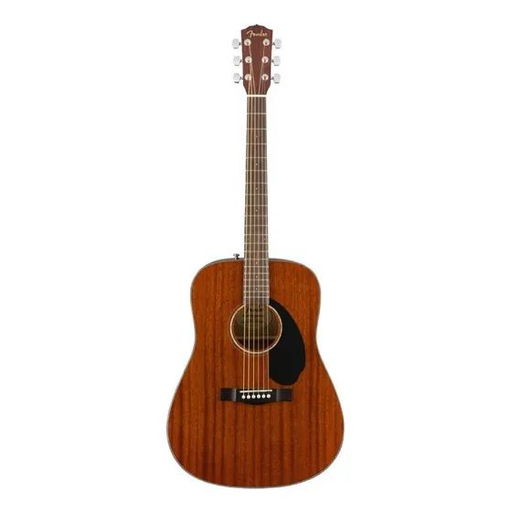 Guitarra Acustica Fender Cd60s Mahogany Tapa Solida Caoba Color Natural Orientación de la mano Diestro