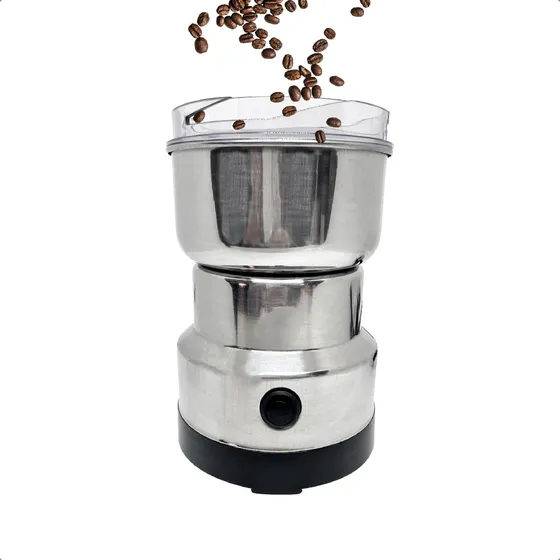 Molinillo De Granos De Café GoldFruit 102563 - NM8300 Electrico Especias Semilla Muele Color Gris
