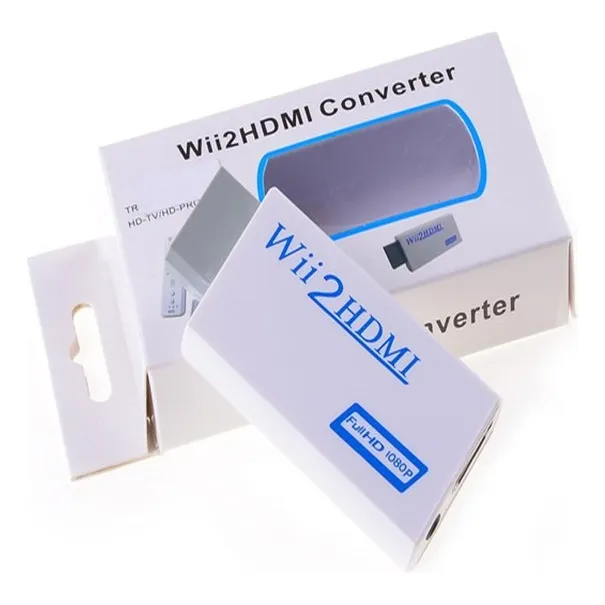 Convertidor Adaptador Wii A Hdmi 720p/1080p  3.5mm