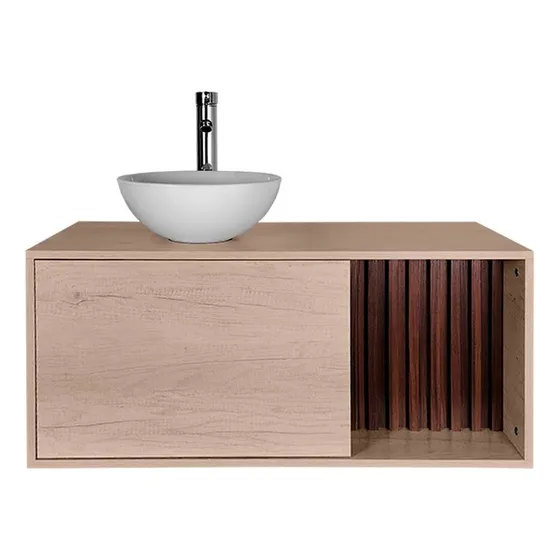 Gabinete Para Baño Decomobil Con Ovalin Y Monomando