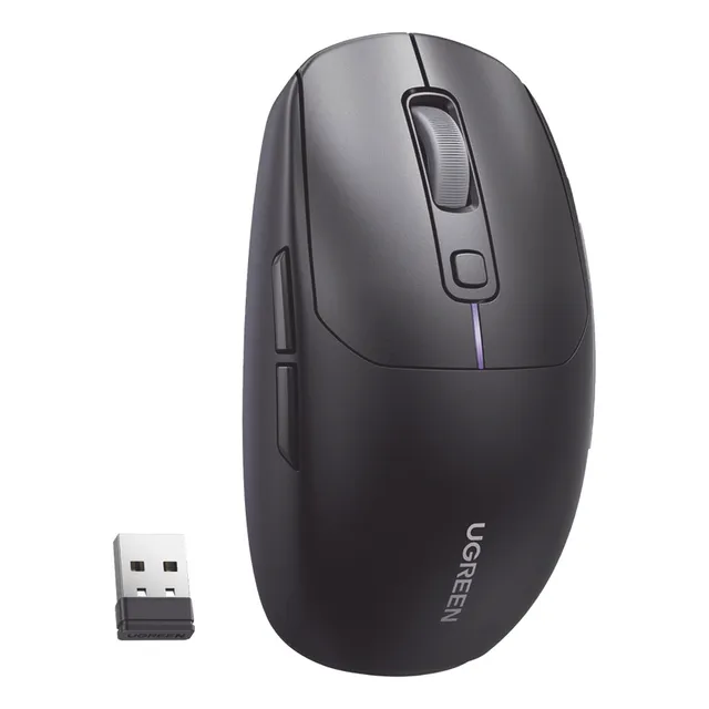 Mouse Gaming Inalambrico 6 Botones Luz Led 5000 Dpi