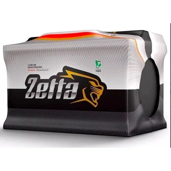 Bateria Zetta 12x75 420cca (50 Amper) Garantia 12 Meses