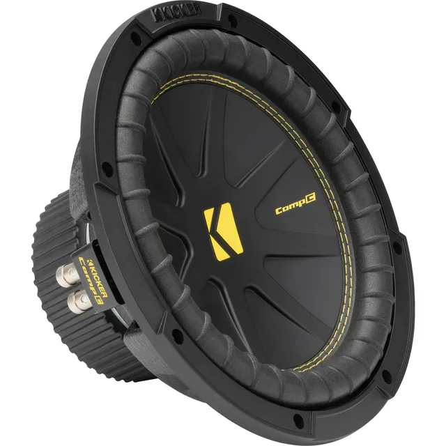 Subwoofer Kicker 50cwcd104 10 Pulgadas 500w Máx 250w Rms Dvc Color Negro