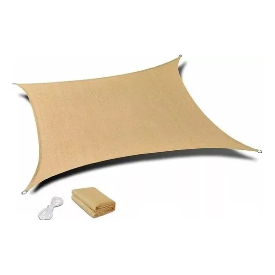 Inmatmex Malla Velaria 5x6 Metros Beige Raschel Color Beige